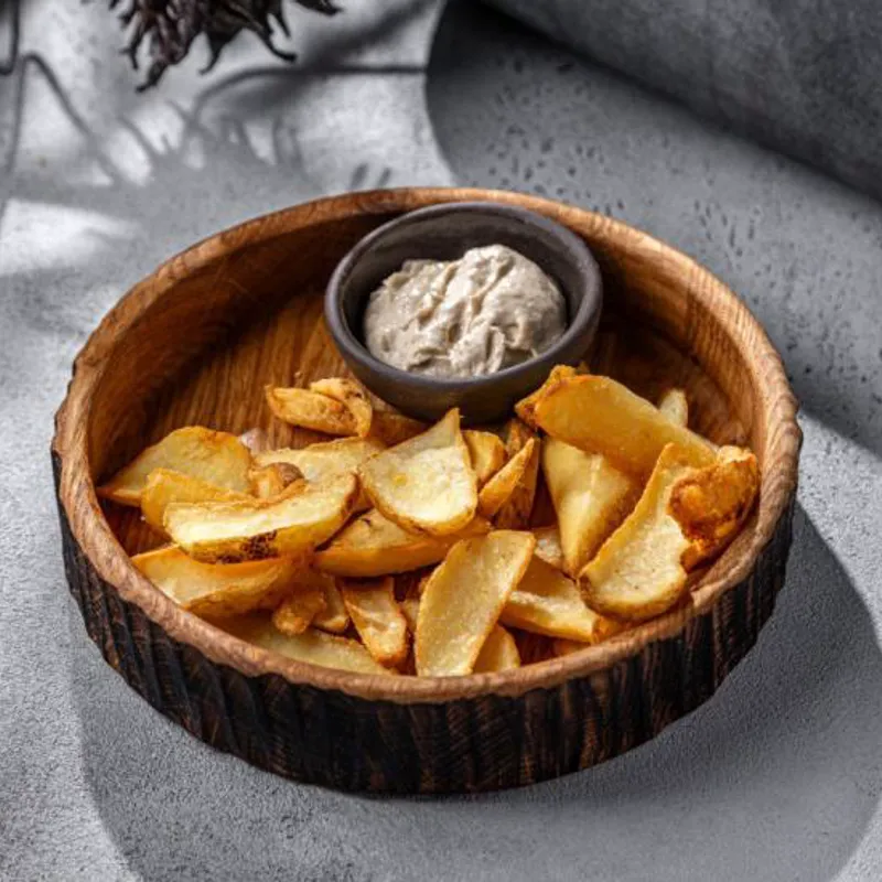 Картофель фри с трюфельным соусом